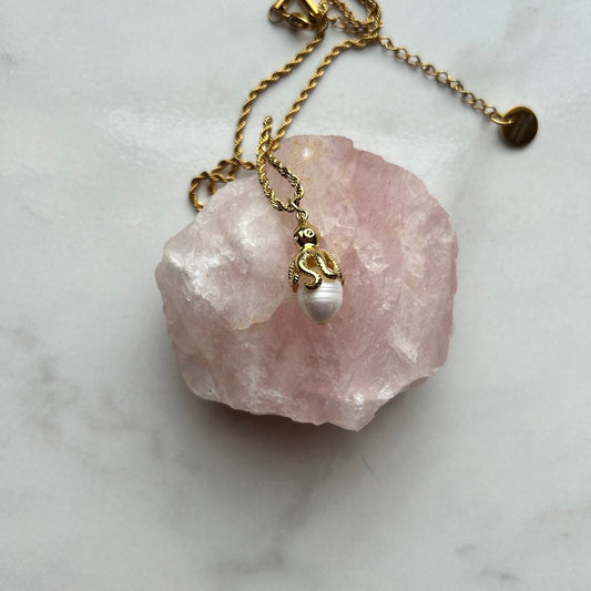 eights • octopus rope stainless necklace