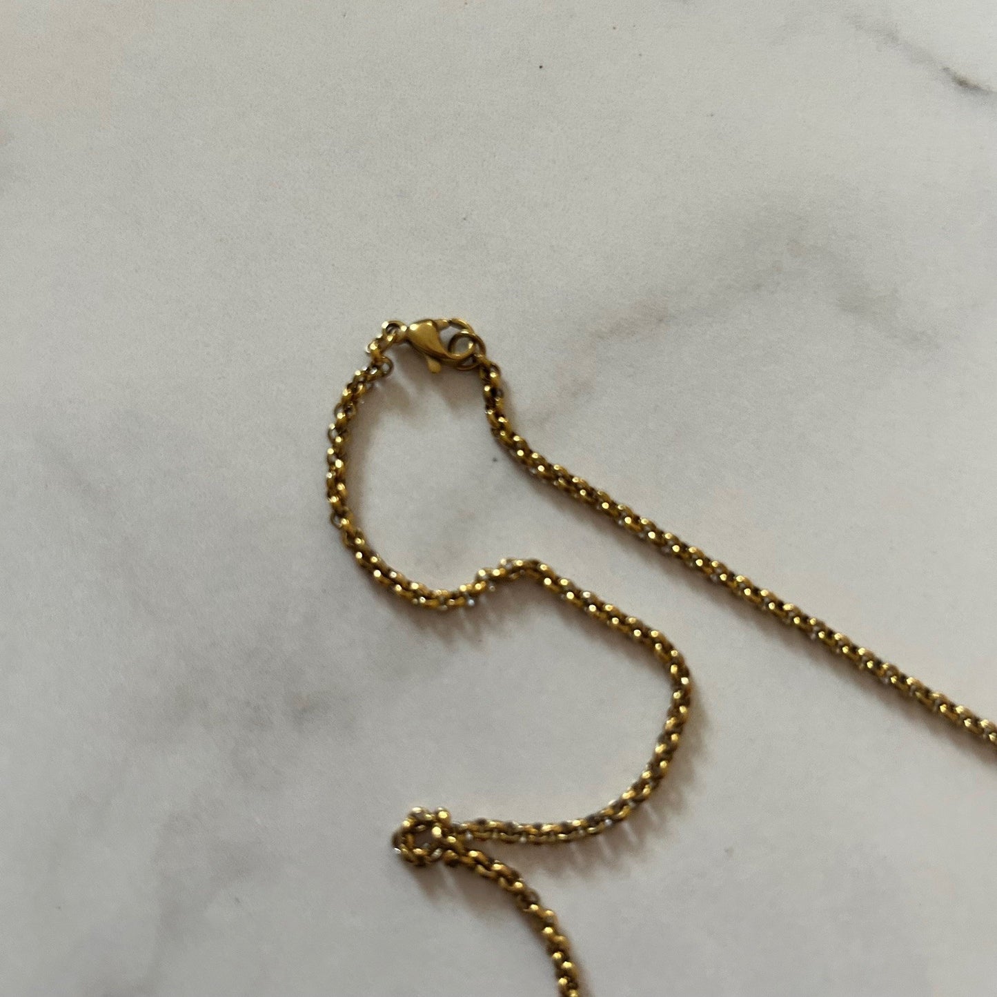 valentina · gold plated cable chain