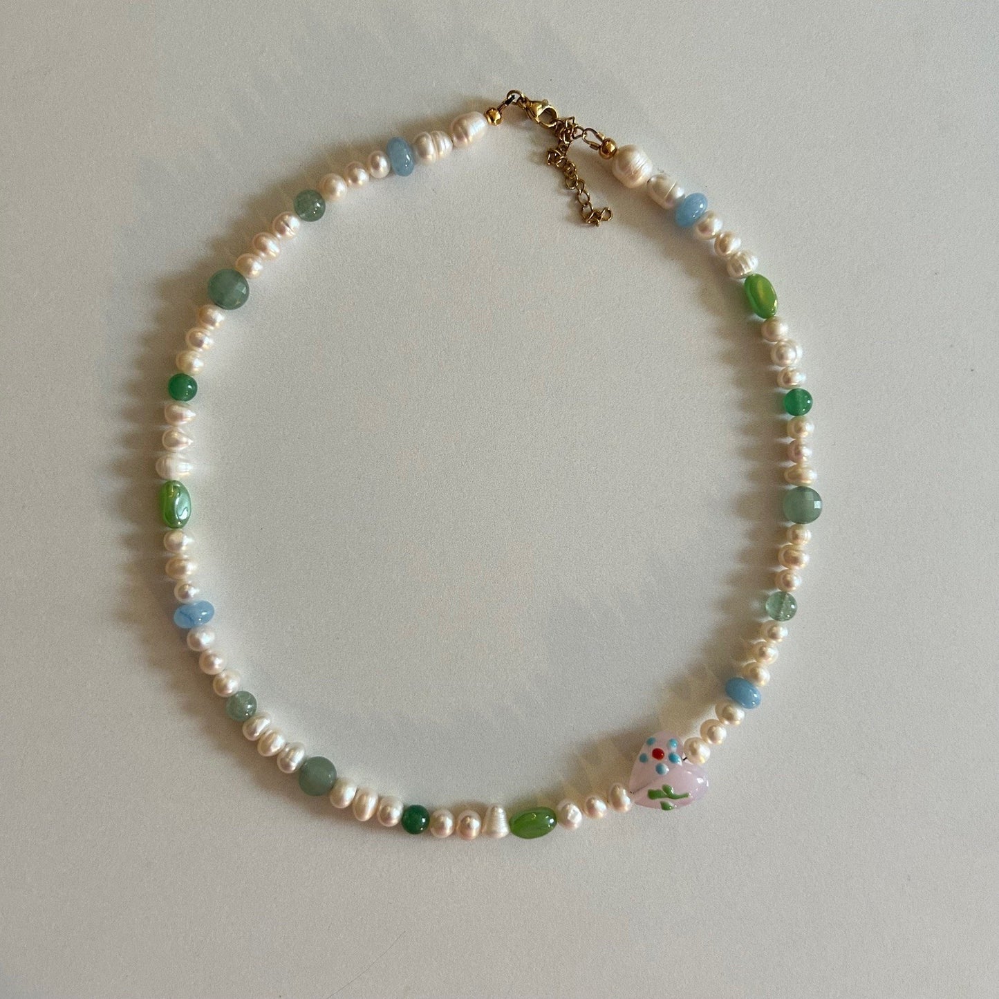 garden blossom • half beaded half pearl