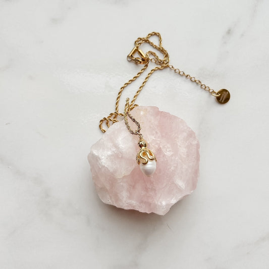 eights • octopus rope stainless necklace