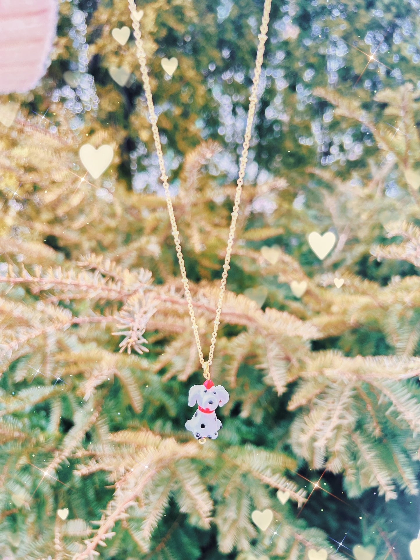 spot • dainty satellite gold plated necklace