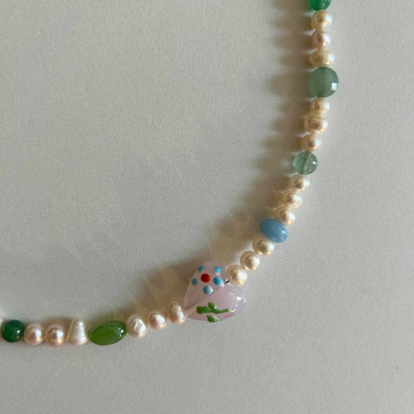 garden blossom • half beaded half pearl