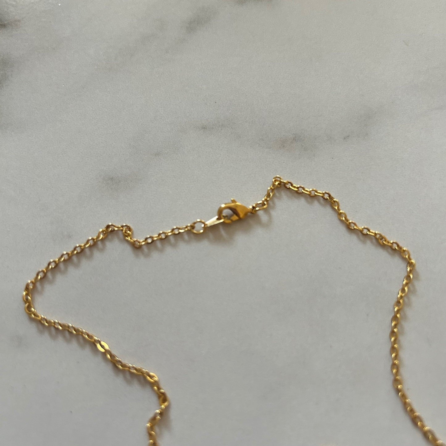 zoey • evil eye heart dainty gold filled necklace