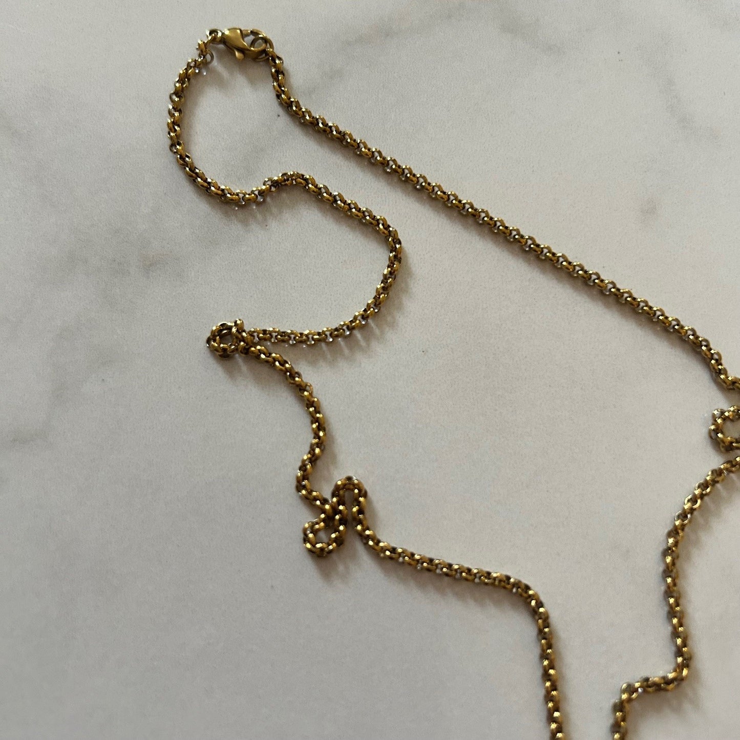 valentina · gold plated cable chain