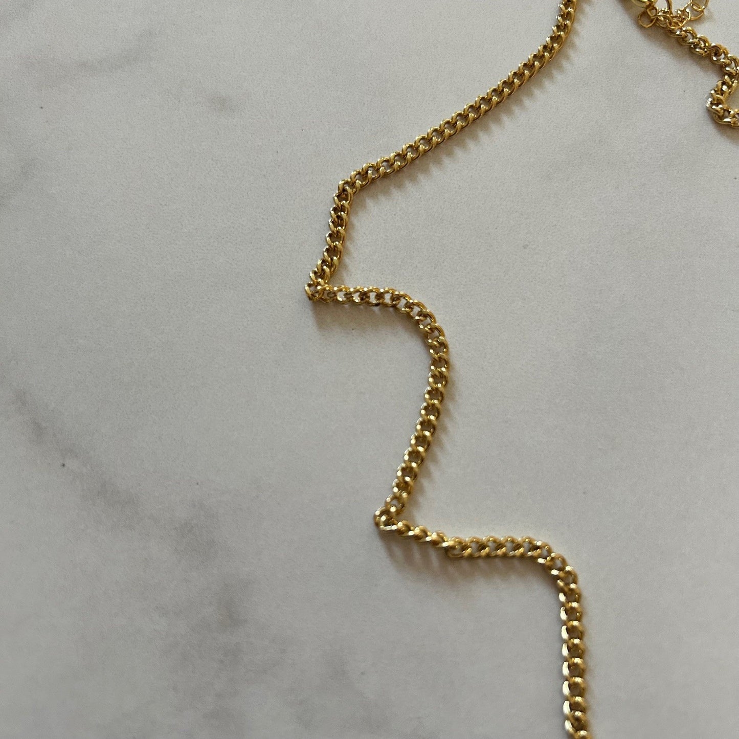 isabella • pearl heart gold filled necklace