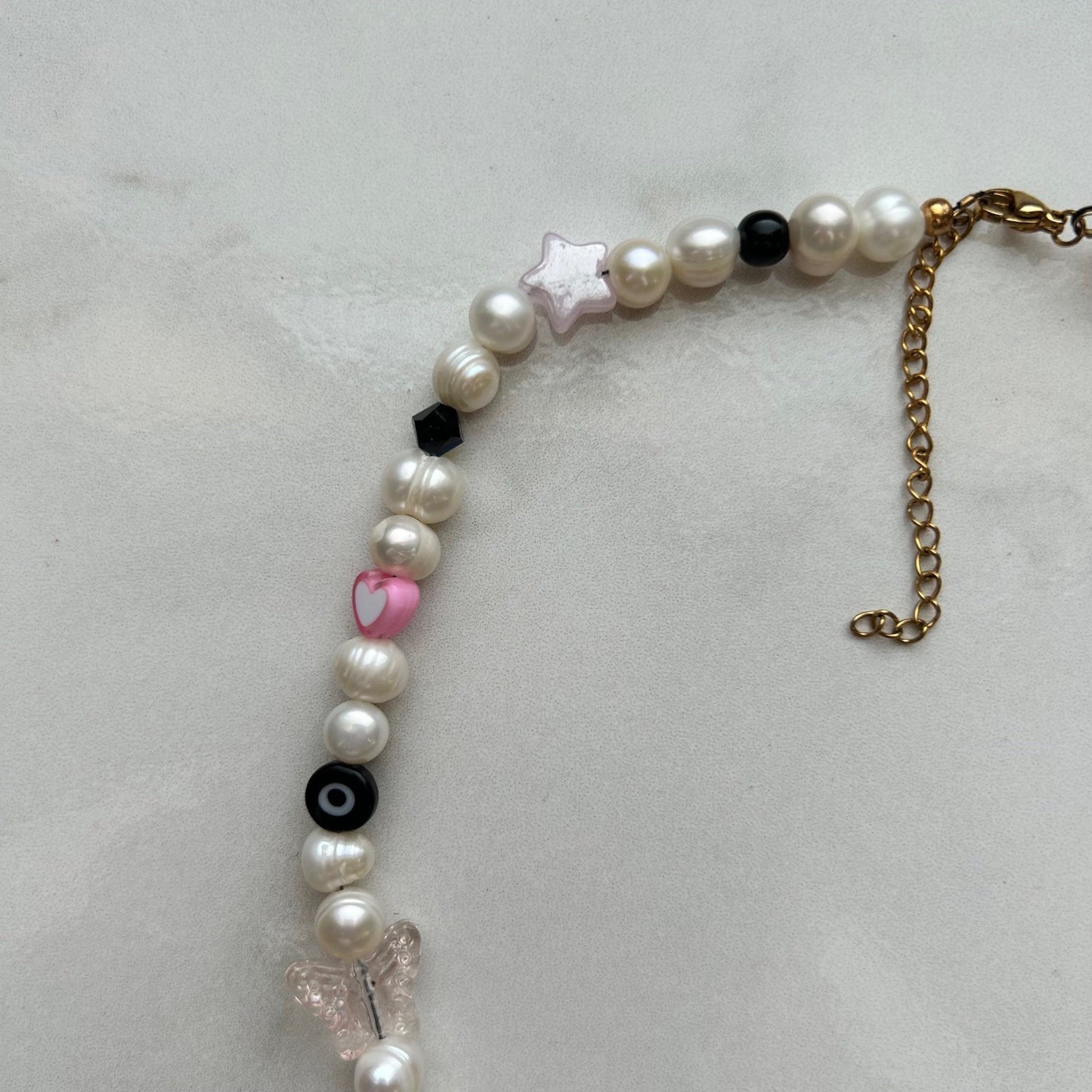 espresso dream • half beaded half pearl