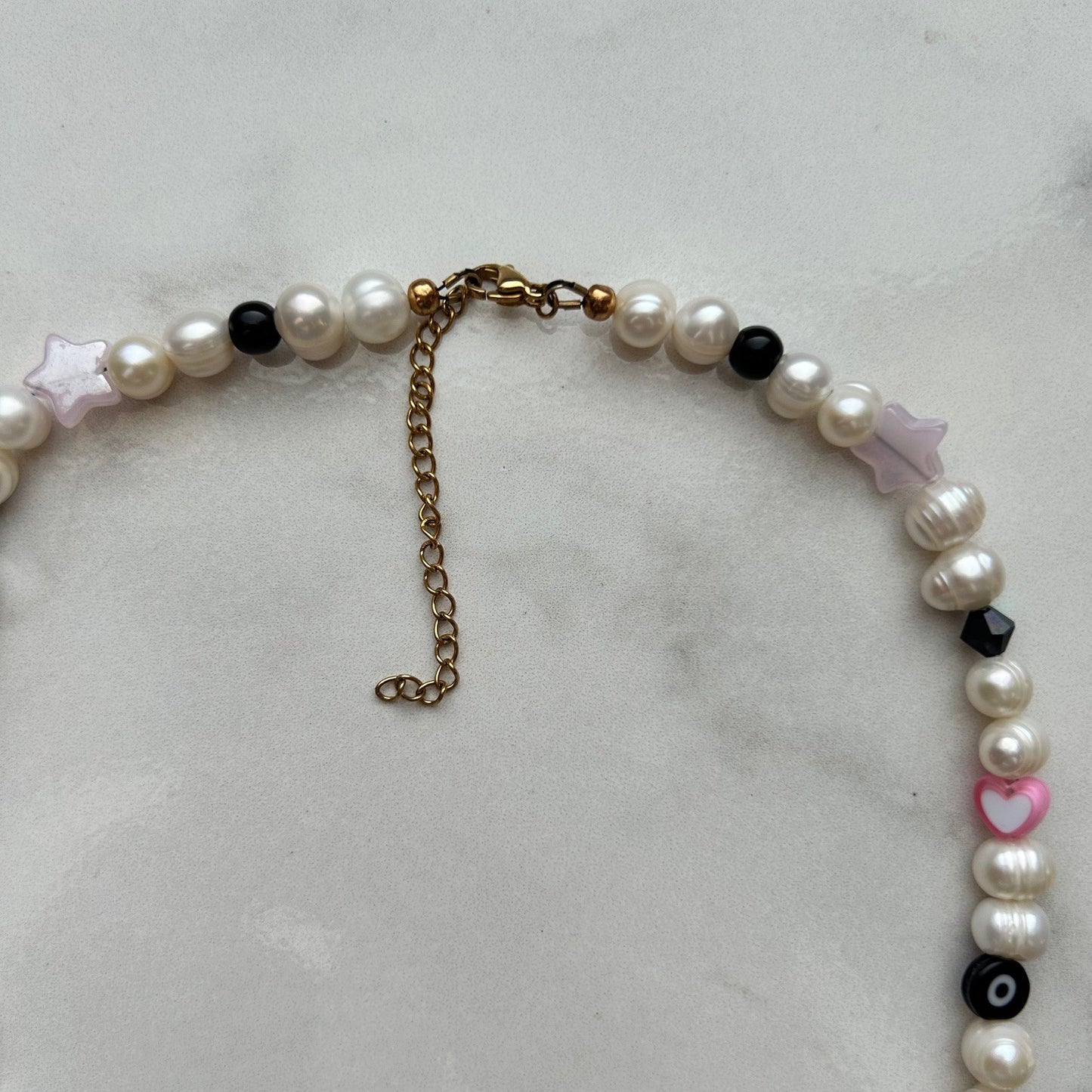 espresso dream • half beaded half pearl