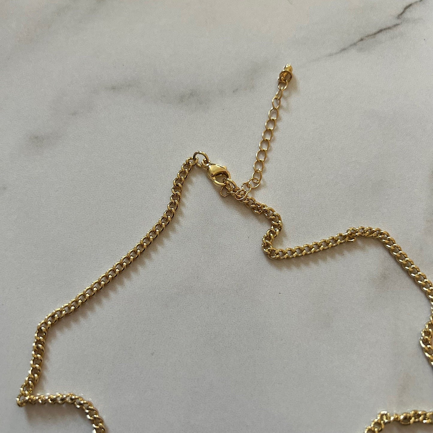 isabella • pearl heart gold filled necklace