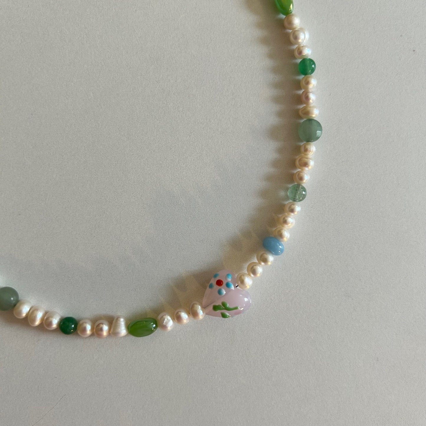 garden blossom • half beaded half pearl